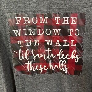 Christmas graphic short sleeve t-shirt